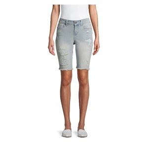 NWT Time and Tru Women's Denim Bermuda Shorts